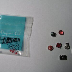 Origami Owl multiple charms plus stardust crystals
